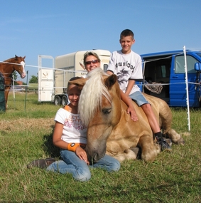 Der coole Kenzo auf seinem ersten Turnier